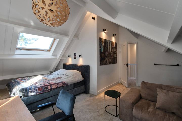 Schlafzimmer mit Dachfenster